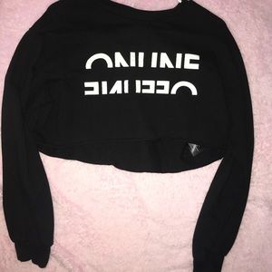 Cropped hoodie